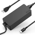 thumbnail image 1 of 65W Laptop Charger USB C  for Lenovo ThinkPad T480s T580s T490 E480 E580 Chromebook C330 S330 100e 300e 500e,Yoga C930 C940 720, 1 of 6