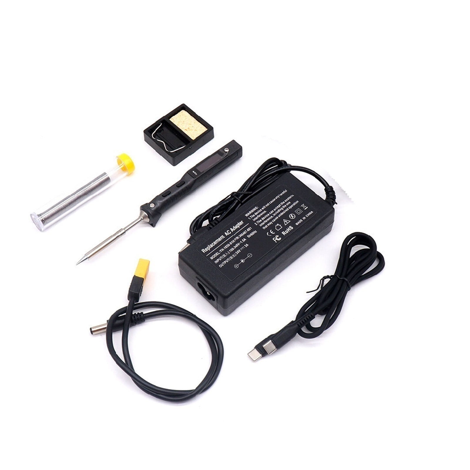 65W Mini Digital Electric Soldering Iron, LCD Programable Display ...