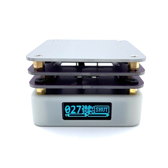 65W PD Protocol Hot Plate Preheater Printed Circuit Board Soldering Heating Plate Rework Station Preheating Platform Repair Tool