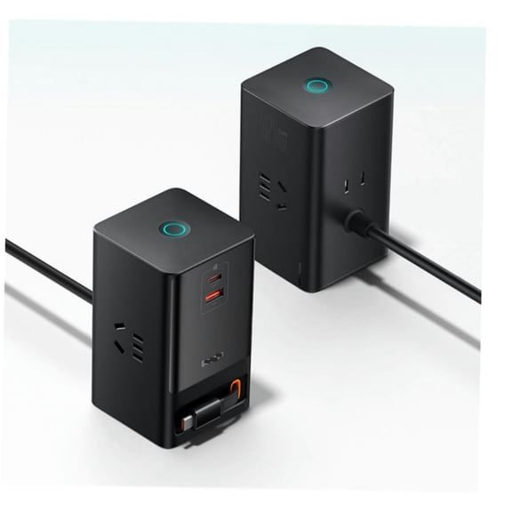 65W Power Strip 3AC USB C PowerStrip GaN Socket Smart Touch Control Desktop Station Fast Charge For iPhone Laptop