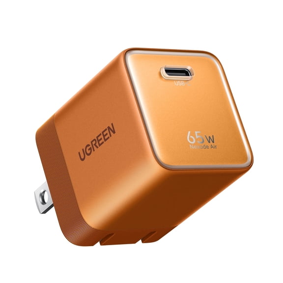UGREEN 65W USB C GaN Charger, Nexode Air Single Port PD Fast Wall Charger, Compact Power Adapter for phones, tablets, Laptops, earbuds and More