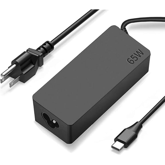 65W USB C Charger Replacement for Lenovo Laptop Charger USB C,Compatible with Lenovo Thinkpad/Yoga/Chromebook,T480 T490 T14 T15 E14 X1 C930 C940 100e 300e 500e Type-C School Chromebook Charger