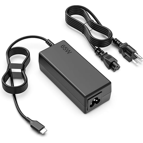 65W USB C Laptop Charger Compatible with Lenovo ThinkPad X1 Carbon Gen 6 7 8 9,T14 T15 E14 E15 L13,Yoga 7i 9i C740 C930 C940,Chromebook 100e 300e 500e c330 s330,Type C AC Adapter Power Cord