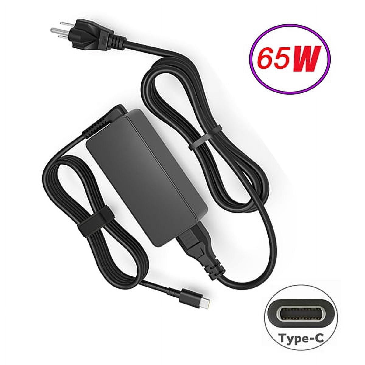 65W USB C Laptop Charger Type C Power Adapter for HP Chromebook