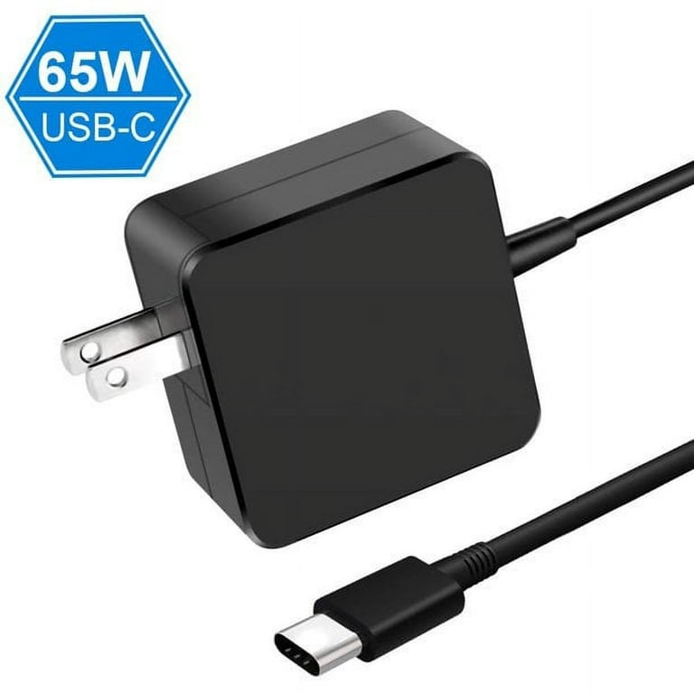 Laptop Power Plugs - 65 Watts - USB-C Cable and Adaptor Set