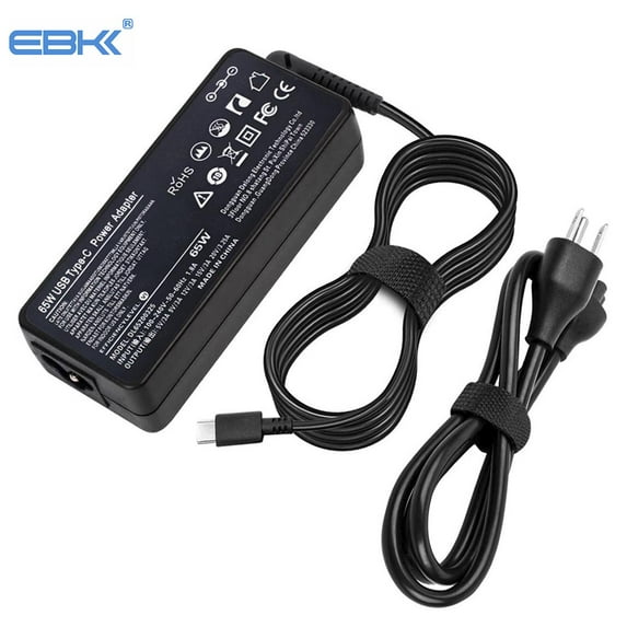 65W USB C type-c AC Power Adapter Charger For HP Chromebook X360 11 14 Series,Lenovo ThinkPad T480 T480s T490 T490s ,Yoga 730 C930
