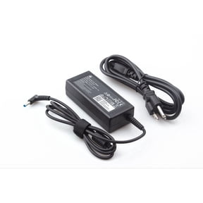 Famous Tech Shop 65W Laptop Charger for HP Pavilion, EliteBook, ProBook, Stream and Envy x360, Blue Tip AC Adapter with Power Cord