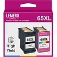 65XL 65 Ink Cartridge for HP Printer Ink 65 XL 65XL Combo Pack Black