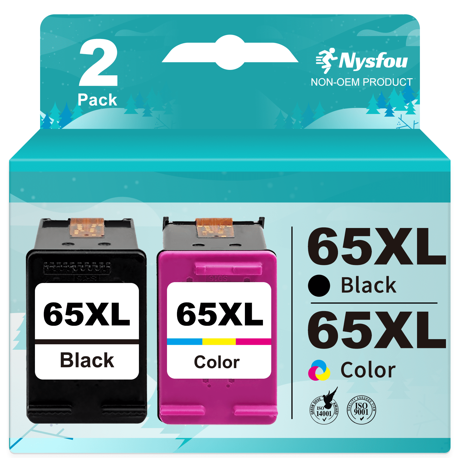 What Ink Cartridges Are Compatible With Hp Printers 65XL Ink Compatible for HP 65 Ink Cartridge Black and Color for 65XL HP