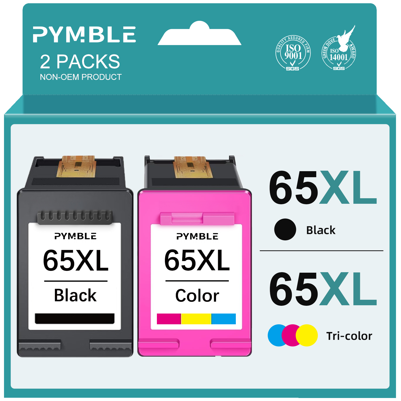 65XL Ink Cartridges for HP 65 Ink Cartridges for HP DeskJet 3755 3700