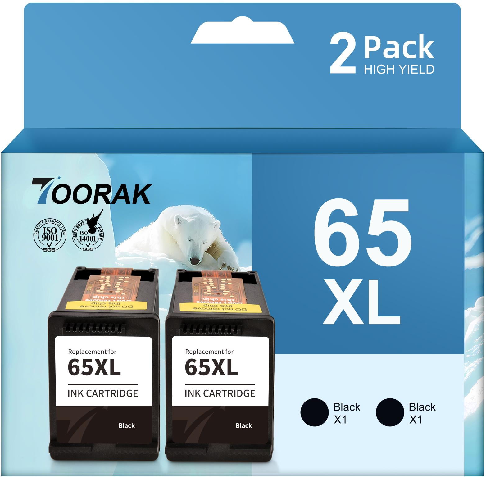 65XL Ink Cartridges for HP 65 Ink Cartridges for HP Deskjet 3755 3700
