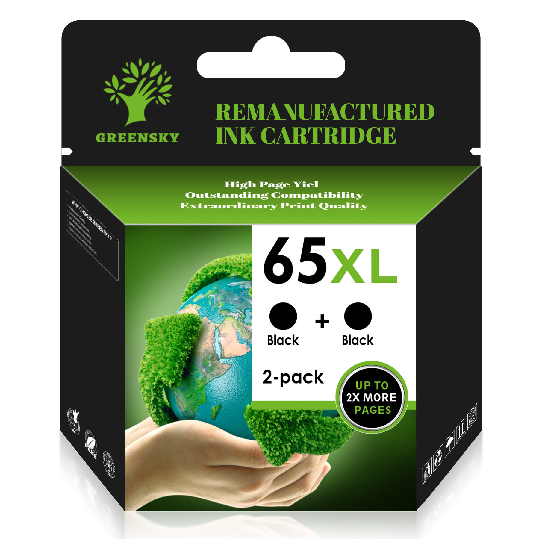 65XL Ink Cartridges for HP 65 Ink Cartridges for HP DeskJet 3755 3700