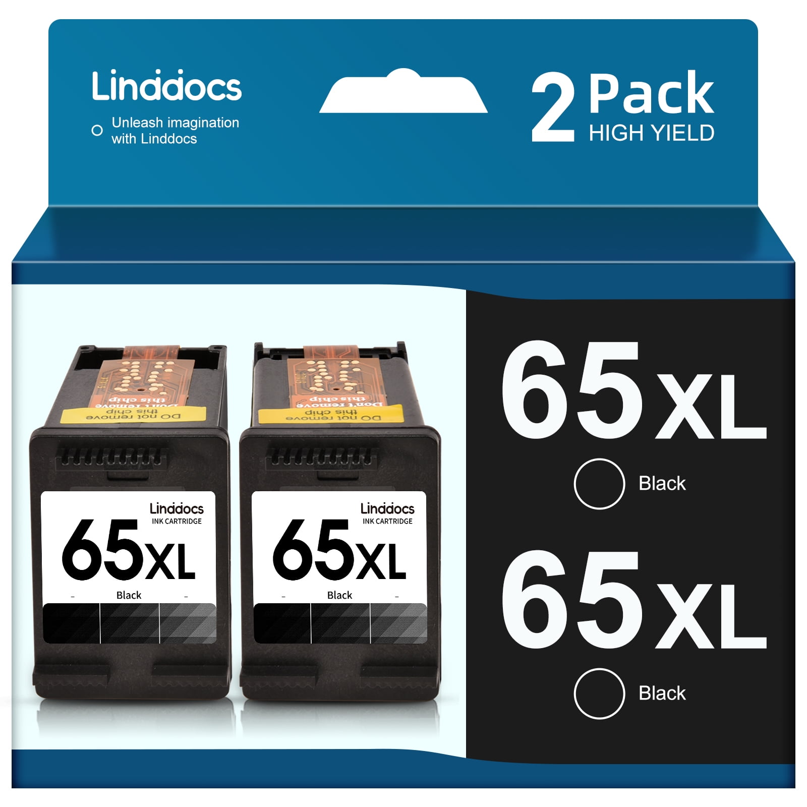 65XL Printer Ink Cartridges HP 65XL Black Ink Cartridge Combo Pack 65