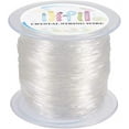 thumbnail image 1 of 65Yards 1.2mm Clear Korean Elastic Crystal Thread Stretch String Cord Crafting DIY Thread for Beading Craft Sewing, 1 of 8