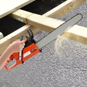65cc Gas Chainsaw, Gasoline Chain Saw 3.4kW, 24" Bar Chainsaw for Tree Cutting, Wood Logging, Forestry