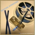 thumbnail image 1 of 65ft (20m) Blue Metallic Twist Tie Roll with Cutter - Qty 1, 1 of 1