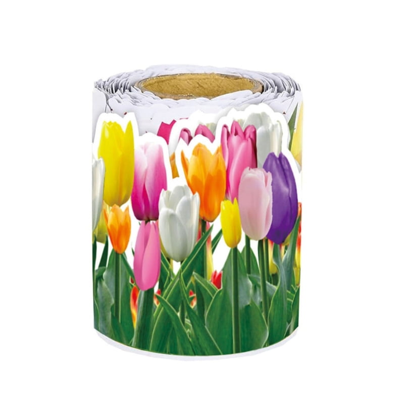 65ft Flower Classroom Trim Bulletins Board Border Strips for School