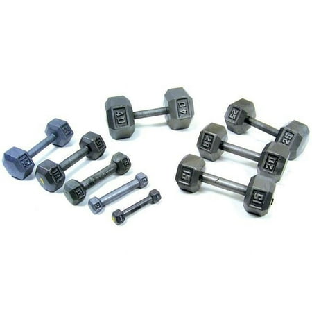 65lbs Cast Iron Hex Dumbbell