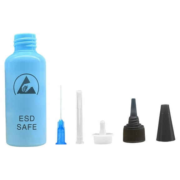 65ml Plastic Liquid Alcoholic Bottle Rosin Solvent Adhesive Bottle with Dispensing Needle for Glues Repair