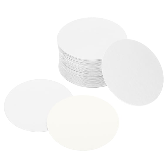 65mm/2.54" Aluminum Foil Cap Liner, 75Pack Sealing Liners for PE/HDPE Plastic Bottle