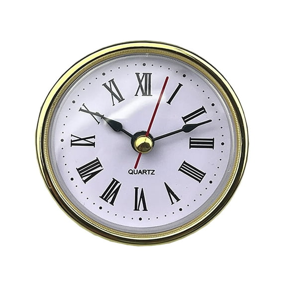 (65mm) 2.56Inch Minis Quartzs Clock Insert with Arabic/Roman Numerals ...