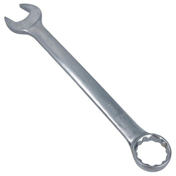 65mm Metric Jumbo Combination Spanner Wrench Ring and Open Ended HGV