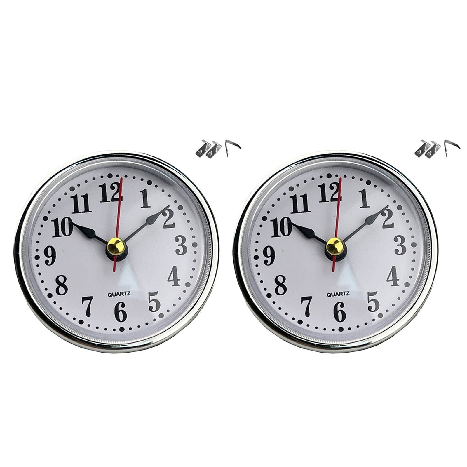 65mm Small Clock Insert with Round Movement and Black Numerals for ...