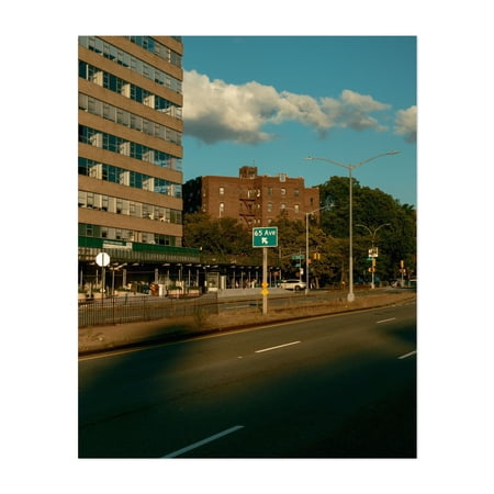 65th Avenue in Rego Park, Queens - Queens New York Photography City Architecture Street Photography Cityscape Vintage Skyline Unframed Wall Art Print 6 x 8 inches
