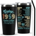 thumbnail image 1 of 65th Birthday Gifts for Men women, 65 Years Old Gifts Idea for Him Her, Sixty-five Birthday Present, 1959 Happy 65th Birthday Tumbler Gifts Tumbler Cup, 1 of 6