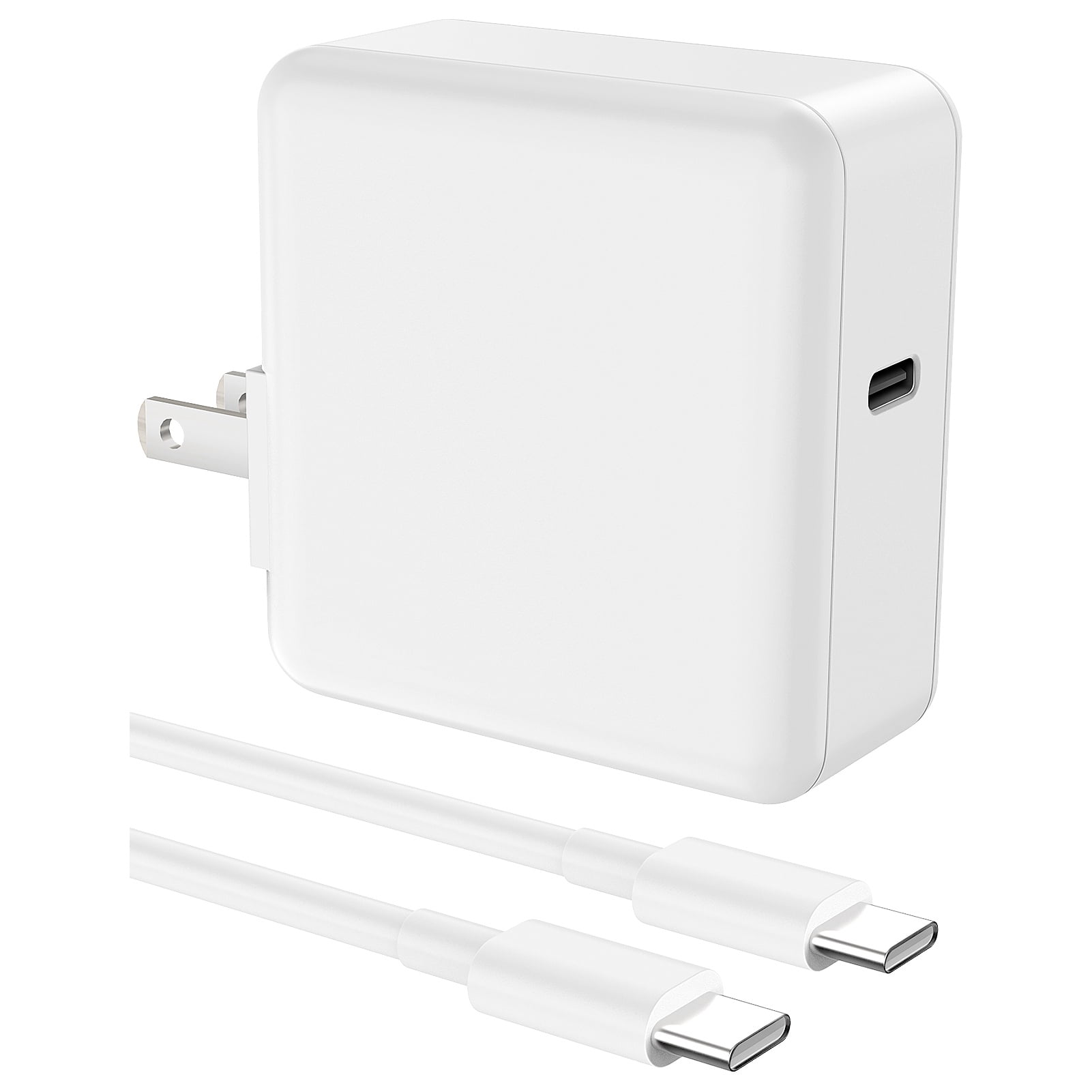 65w USB C Fast Charger, PKPOWER Wall Charger Power Adapter with 6ft USB-C to USB-C Cable, for Galaxy S21/20, Dell XPS 13 and Any Laptops