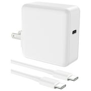65w USB C Fast Charger, PKPOWER Wall Charger Power Adapter with 6ft USB-C to USB-C Cable, for Galaxy S21/20, Dell XPS 13 and Any Laptops