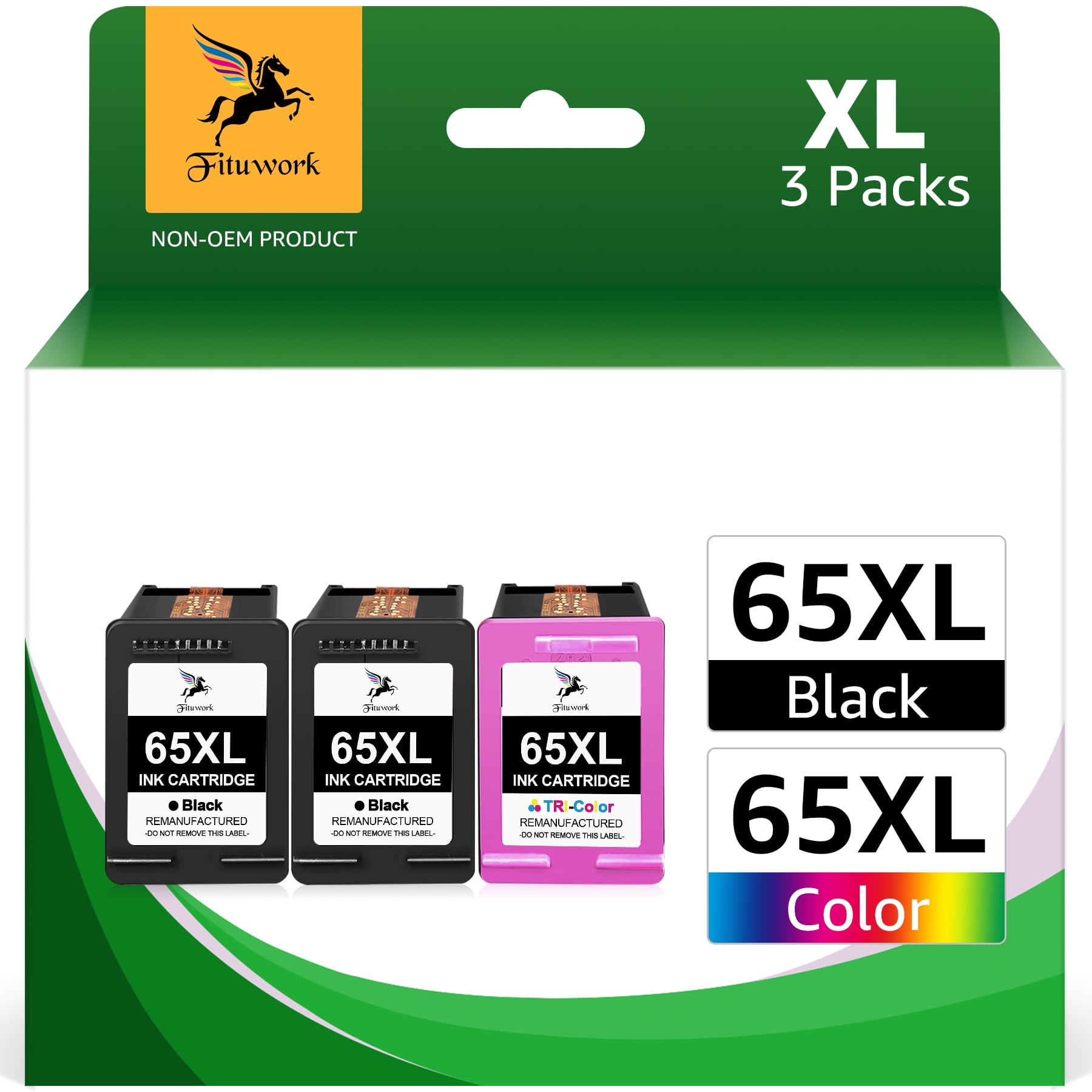 65xl Ink Cartridge for HP 65 Ink Cartridge HP 65 Printer Ink for HP DeskJet 3755 2655 3720 3722