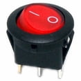 thumbnail image 1 of 66-2291 - ROCKER SWITCH LIT 1P1T 16A ON- OFF 12VDC QT 20MM HOLE ACTU RED, 1 of 1