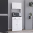thumbnail image 1 of 66.3" High Kitchen Pantry with Microwave Support - Functional for Daily Use, 1 of 4