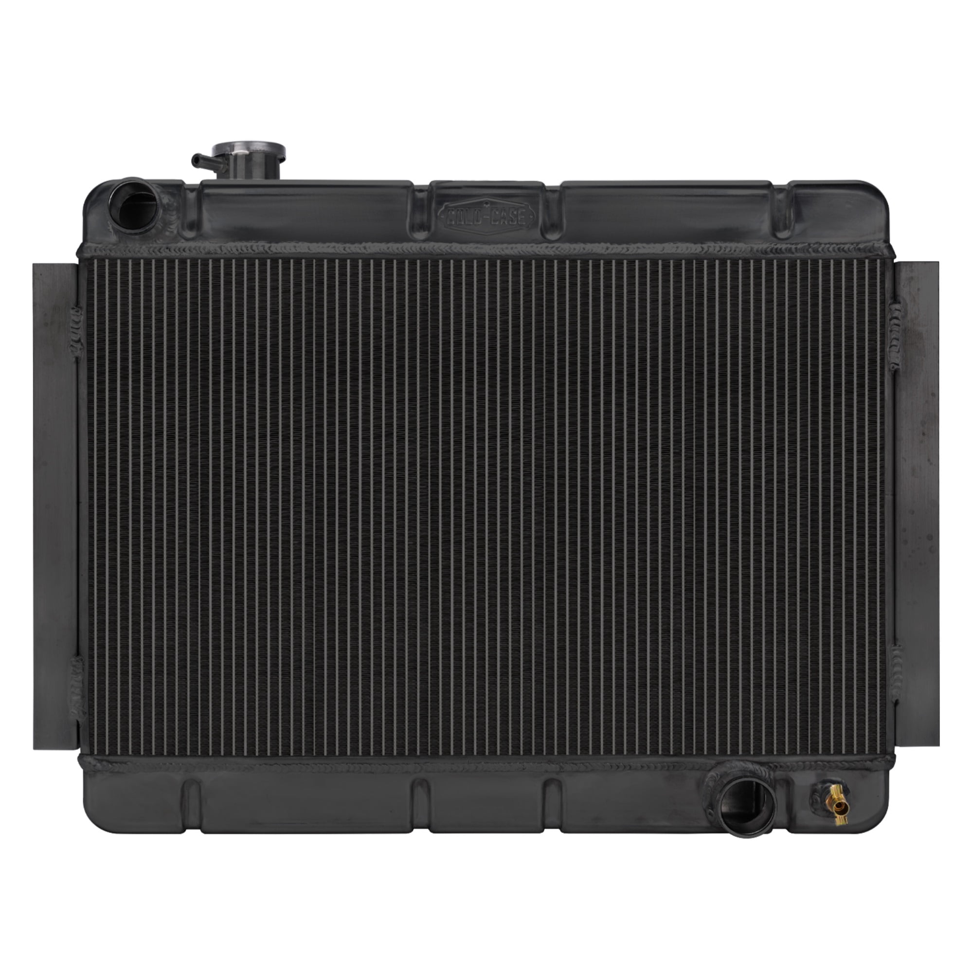 66-67 Chevelle Radiator Manual Trans Black