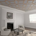 thumbnail image 1 of 66 7/8"W x 66 7/8"H x 3/8"T King Size Cameron Decorative Fretwork Wood Ceiling Panels, Alder, 1 of 10