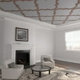 thumbnail image 1 of 66 7/8"W x 66 7/8"H x 3/8"T King Size Marrakesh Decorative Fretwork Wood Ceiling Panels, Walnut, 1 of 10