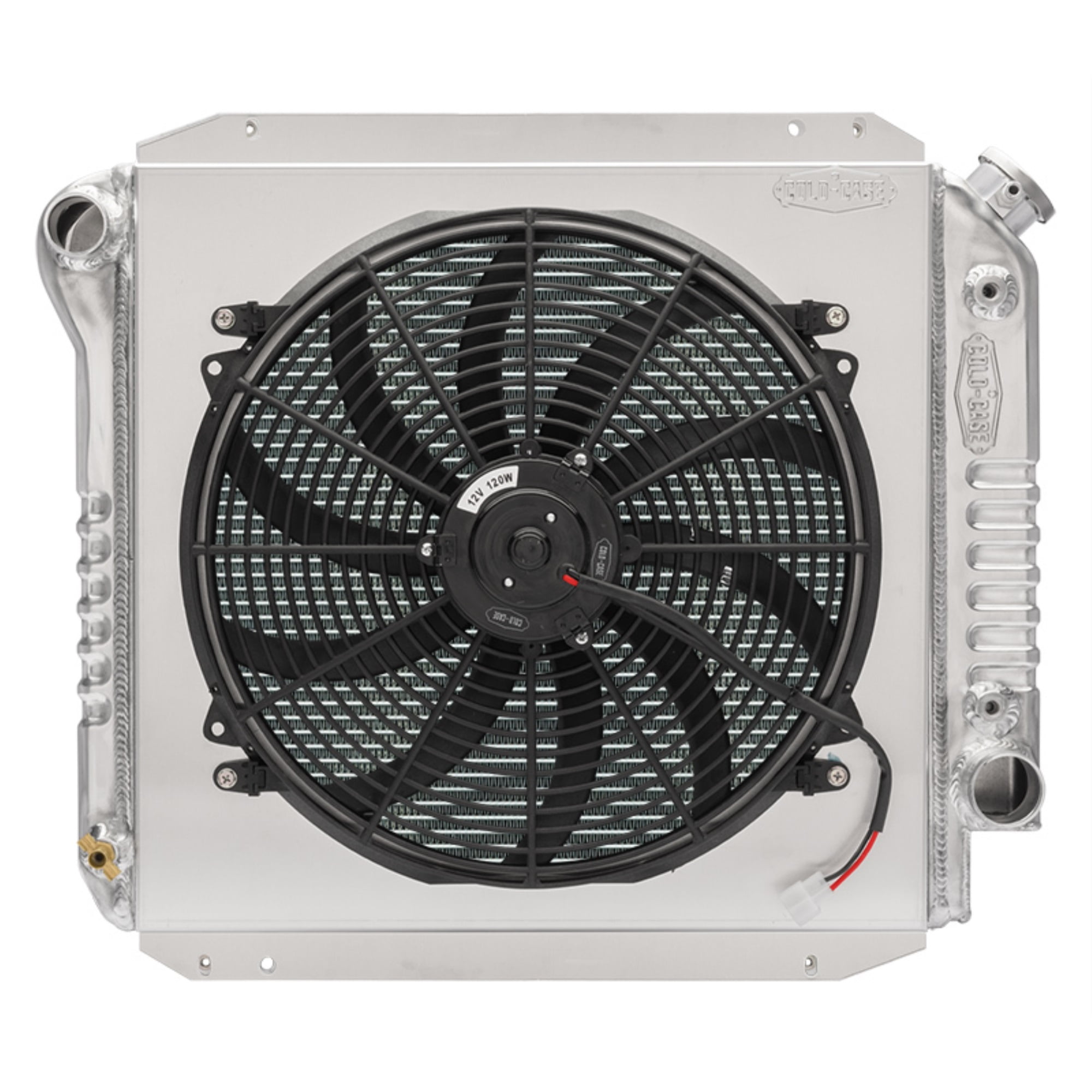 66-77 Bronco Radiator 1in Tubes 16in Fan