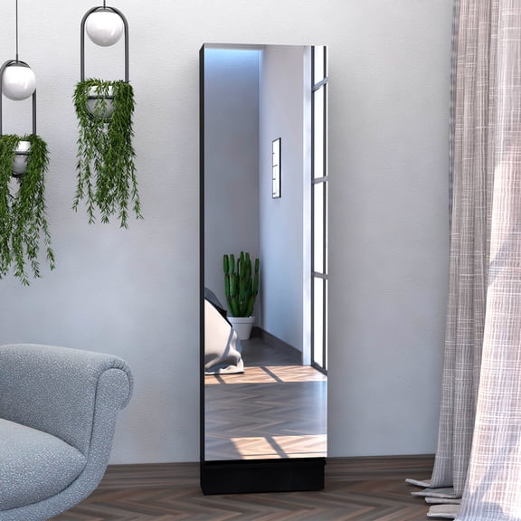 66.93" Tall, Door Feature - Holds Multiple Pairs - In Laundry Room or Hall - Saves Floor Space