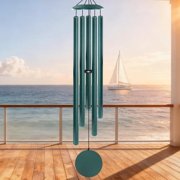 66" Extra Large Wind Chimes for Outside, Thick and Bold Aluminum Tubes | Deep Tone Tuned Relaxing Melody Wind Chime, Big Wind Chimes for Garden Patio Decor, Great Gift Idea for Mother's Day (Forest)