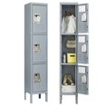 thumbnail image 1 of 66" Height Metal Lockers with Doors Locking Employees Storage Locker Cabinet Tall Storage Locker, 1 of 7