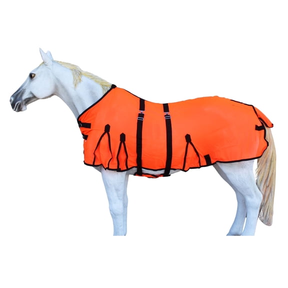 66" Horse   Sheet Summer Spring Airflow Mesh  Orange 73411