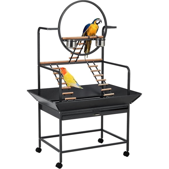 66 Inch Tall Bird Activity Playstand Center