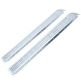 thumbnail image 1 of , 66" L Loading Ramps, 960lbs Capacity Loading Ramps for Pickup Trucks, Steel Motorcycle Ramp, Dirt Bike Ramp for Truck, Lawn Mower, Snowblower, ATV, Quad, Pack of 2, Silver ,Steel ,, 1 of 12