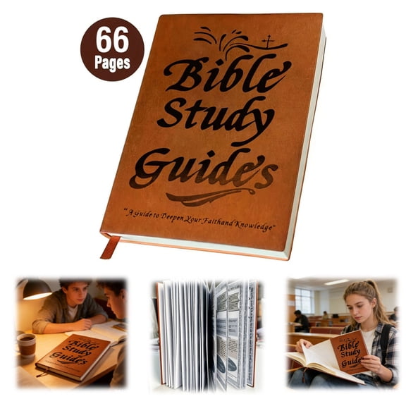 66 Page Bible Study Guide Daily Bible Study A 66 Page Yearlong Bibles Studys Plan for Women Men Daily Scripture Quotes Prayer Reflections to Strengthen Faith Christian Gift,1PCS