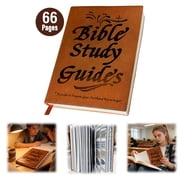 66 Page Bible Study Guide Daily Bible Study A 66 Page Yearlong Bibles Studys Plan for Women Men Daily Scripture Quotes Prayer Reflections to Strengthen Faith Christian Gift,1PCS