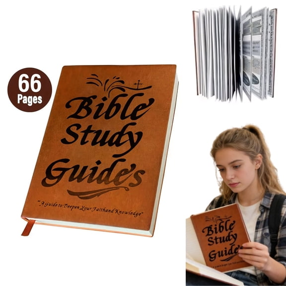 66 Page Bible Study Guide Daily Bible Study A 66 Page Yearlong Bibles Studys Plan for Women Men Daily Scripture Quotes Prayer Reflections to Strengthen Faith Christian Gift,1PCS