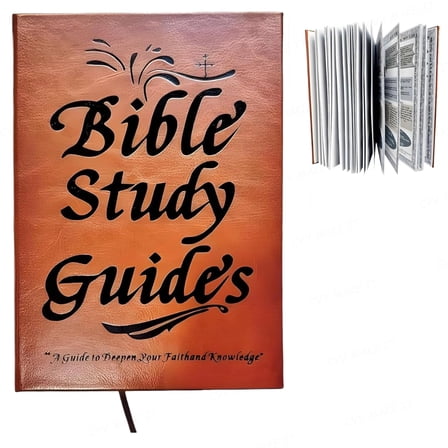 66-Page Bible Study Guide Notebook Women-Daily Scripture Quotes, Religious Faith-Based Notebook (A4)(1PC)