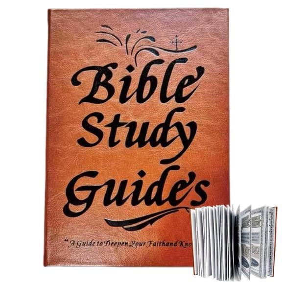 66 Page Bible Study Guide & Yearly Devotional Journal – Daily Scripture Verses & Reflection, Faith Growth Christian Gift for Women Men