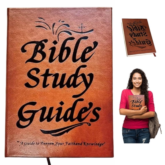 66-Page Bible Study Journal - Scripture Notebook with Cross-References, Vocabulary Guide & Reflection Prompts - Portable Personal & Group Study Companion
